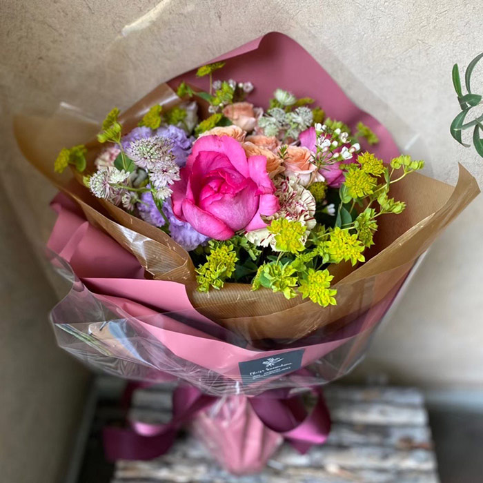 ピンクのブーケ