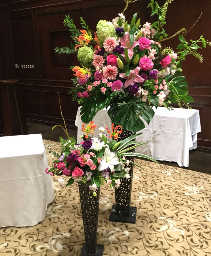 2 段スタンド pink x purple