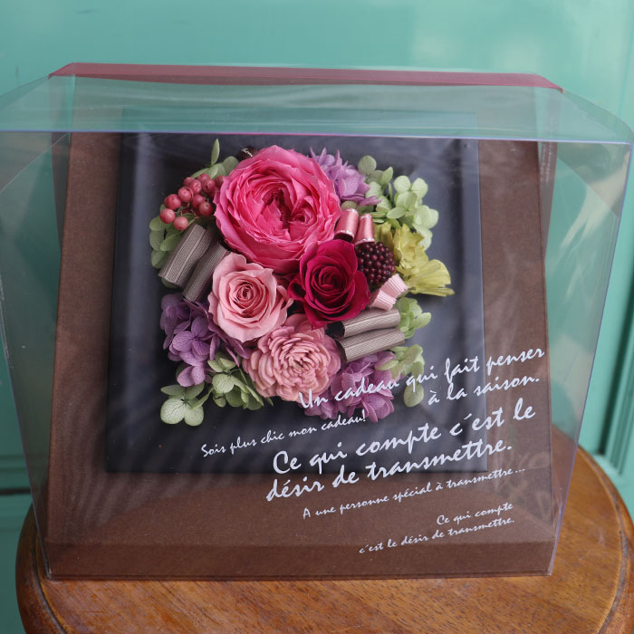 四角フレーム中